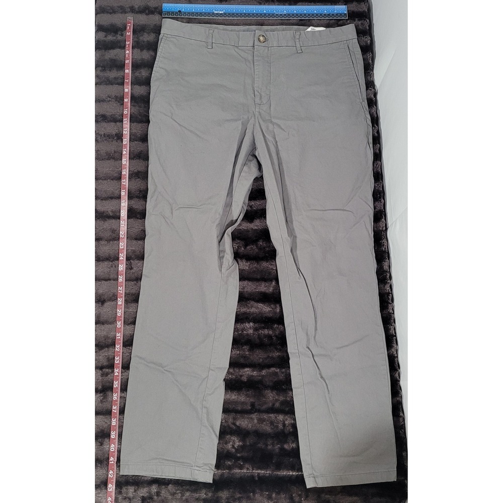 Old Navy Mens Slim Built In Flex Gray Casual Chino Pants Size 38x32